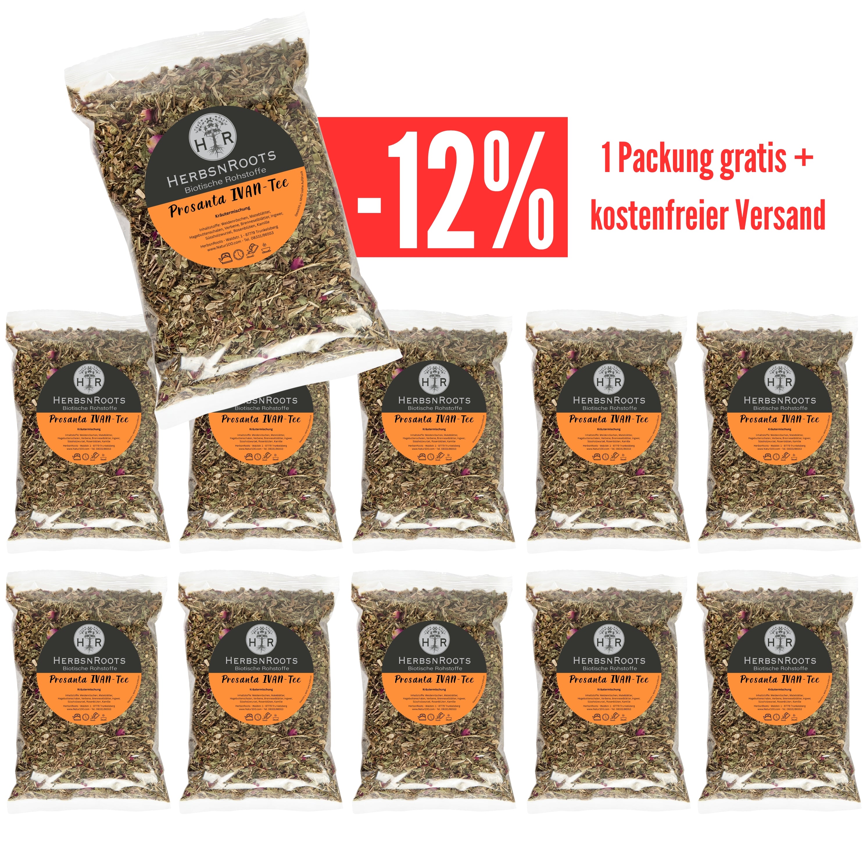 Sparset | ✅ PROSANTA "IVAN-TEE" Männer-Tee-Mischung • 10+1 gratis
