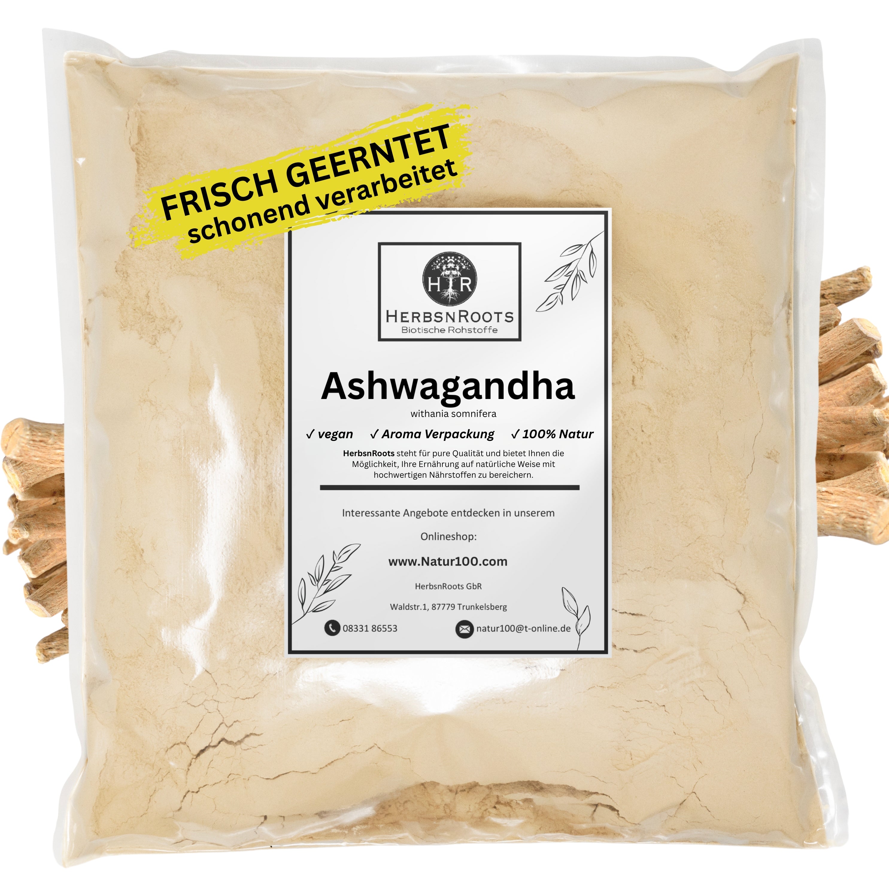 Ashwagandha gemahlen
