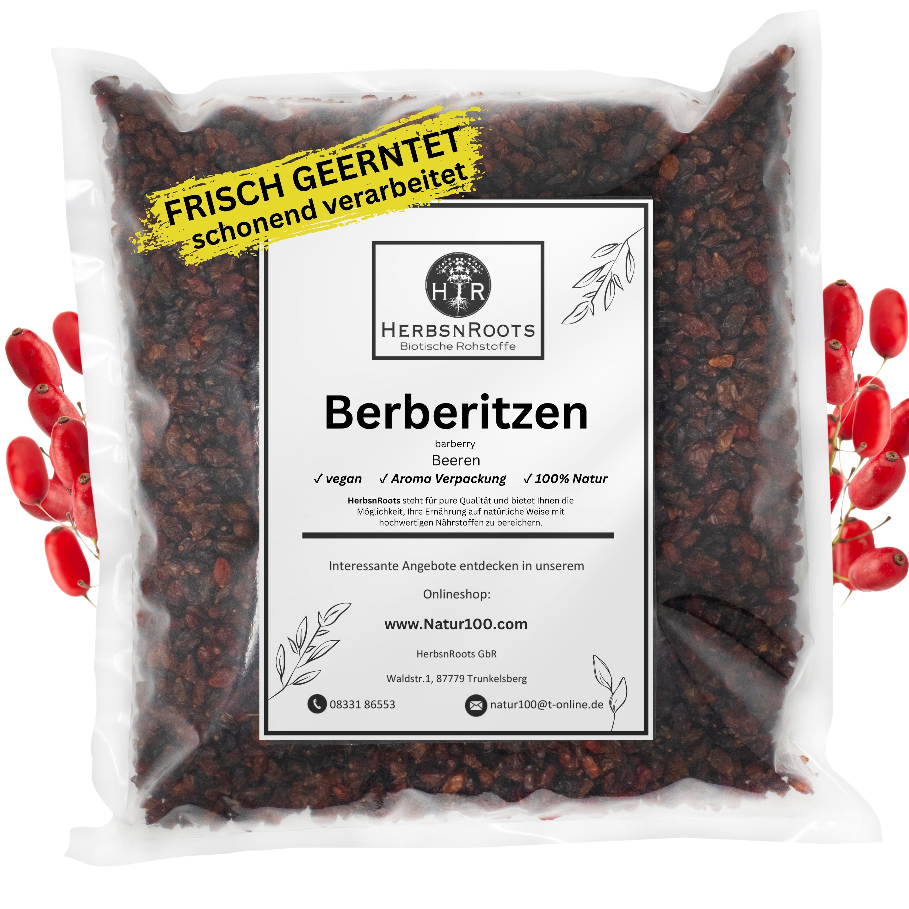 Berberitzen -Beeren