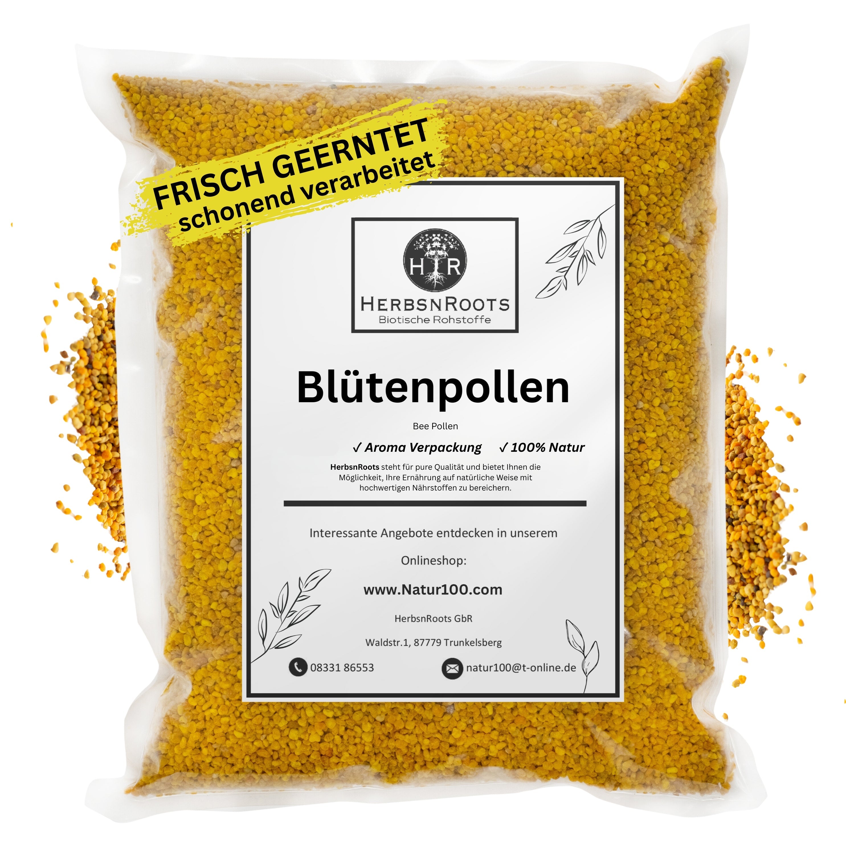 Blütenpollen - Bee pollen - flower pollen