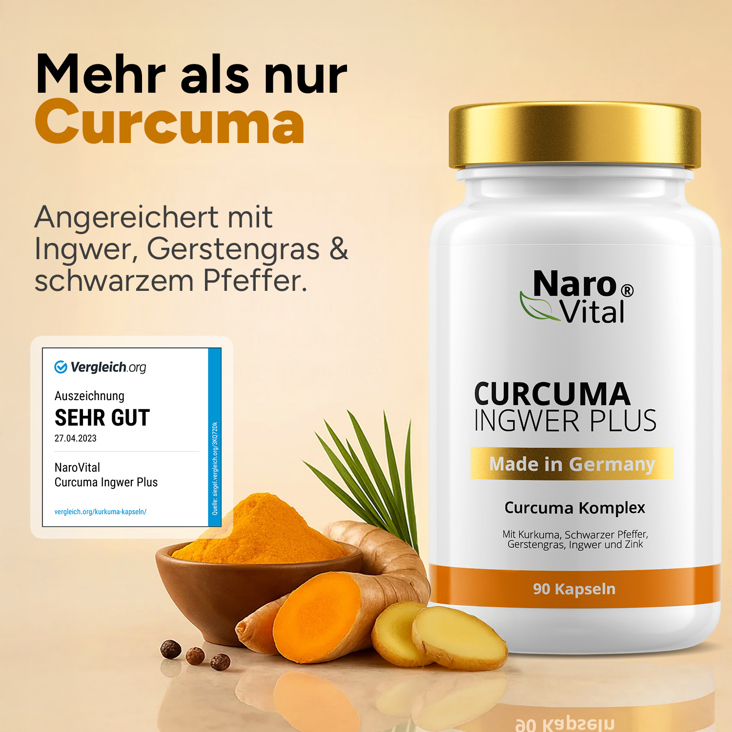 Curcuma Ingwer Plus – Kurkuma Kapseln