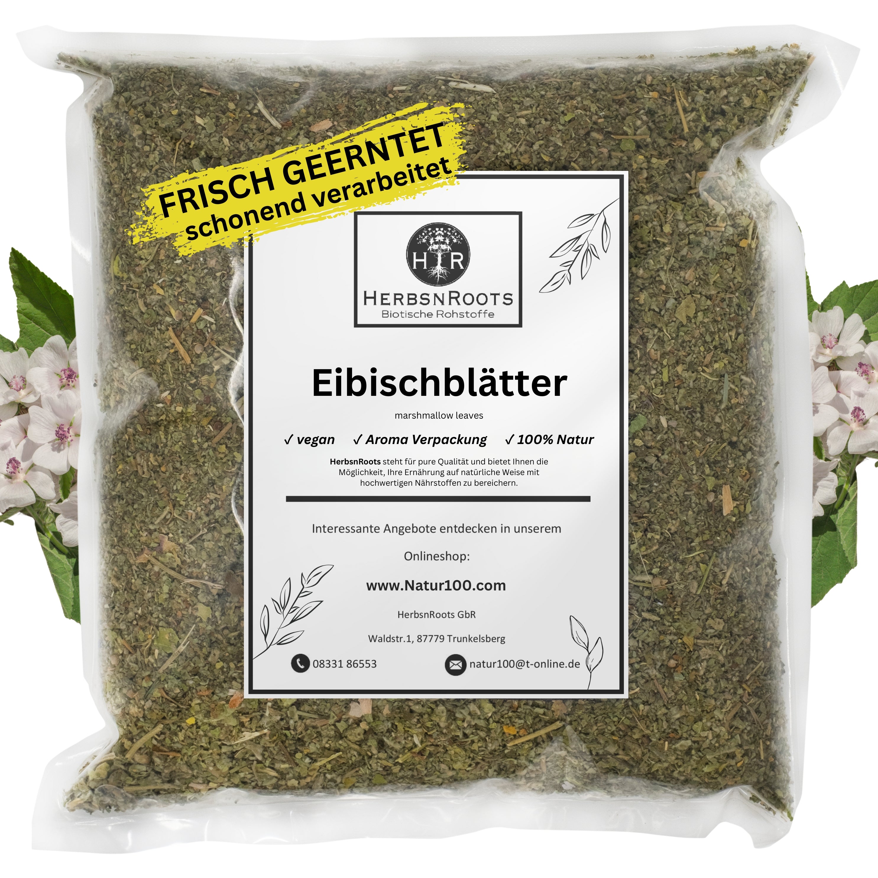Eibischblätter