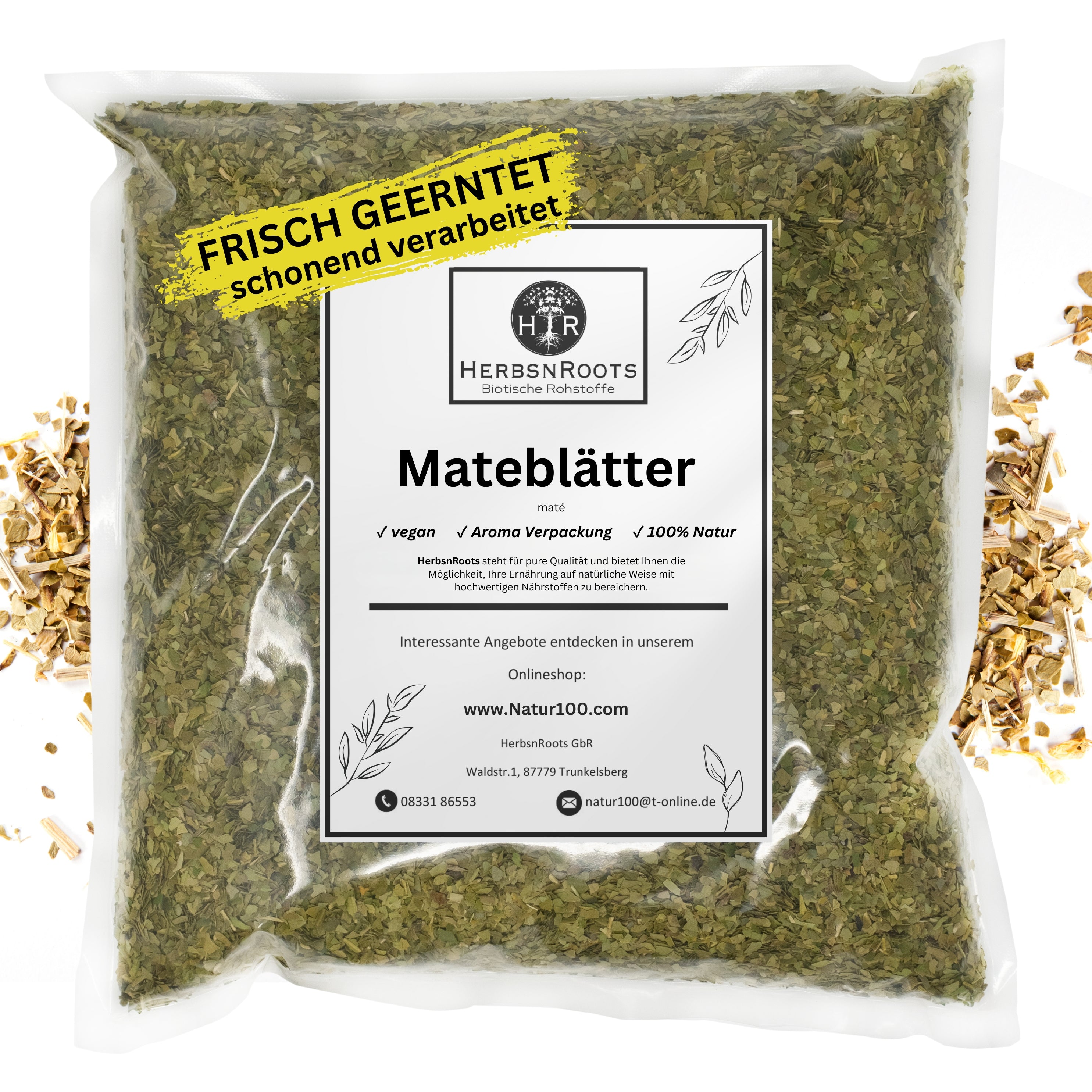 Mateblätter Tee