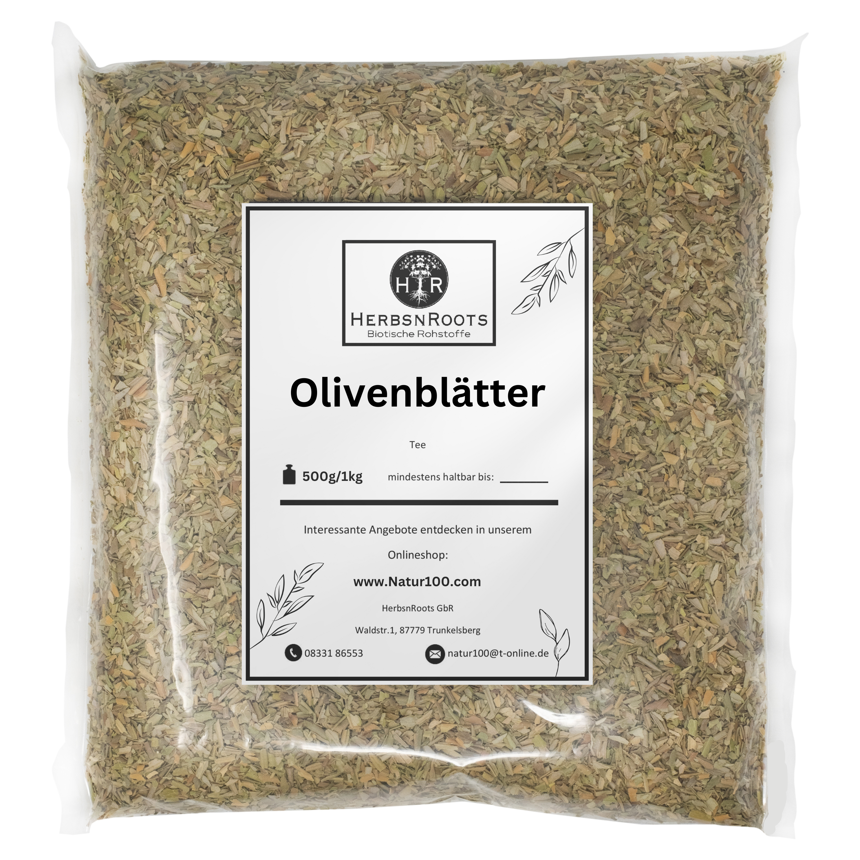 Olivenblätter "Energie und Lebenskraft"