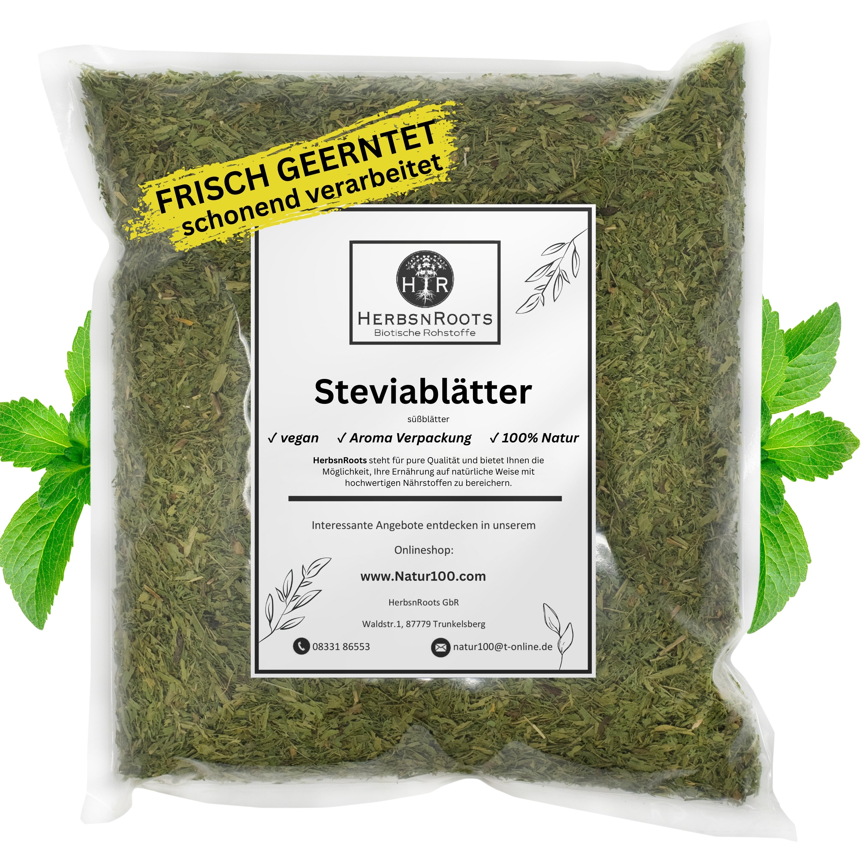 Steviablätter - zuckerfreie Süße
