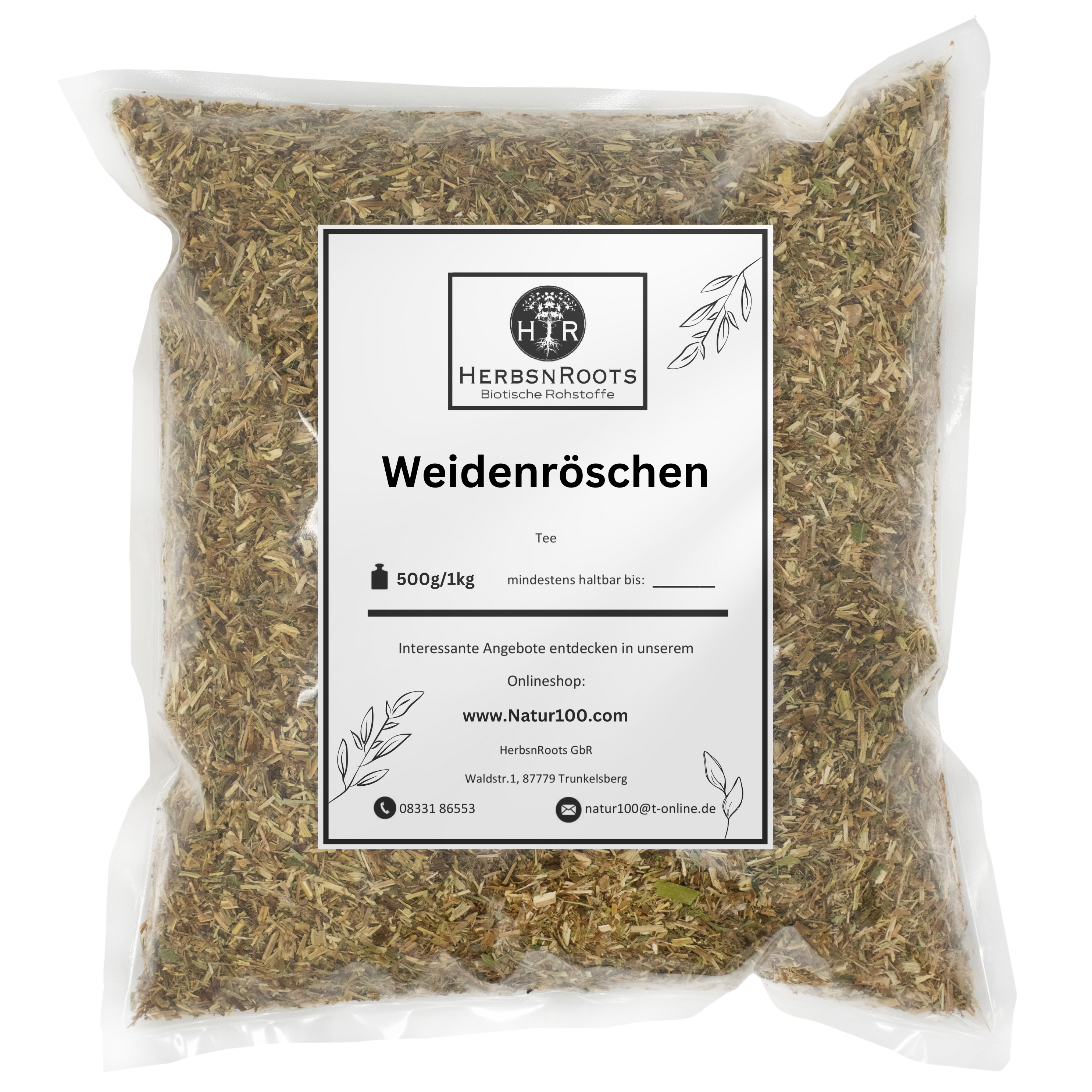 Willowherb tea - small-flowered in the best quality - according to Maria Treben