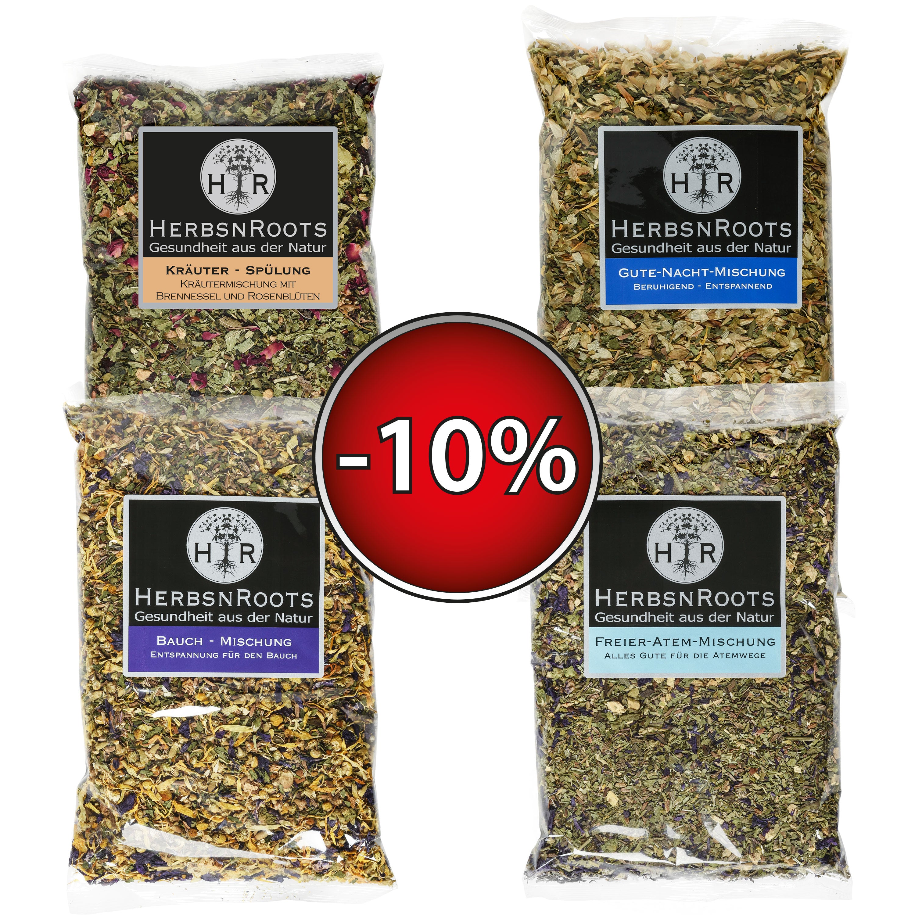 4 herb mixes set
