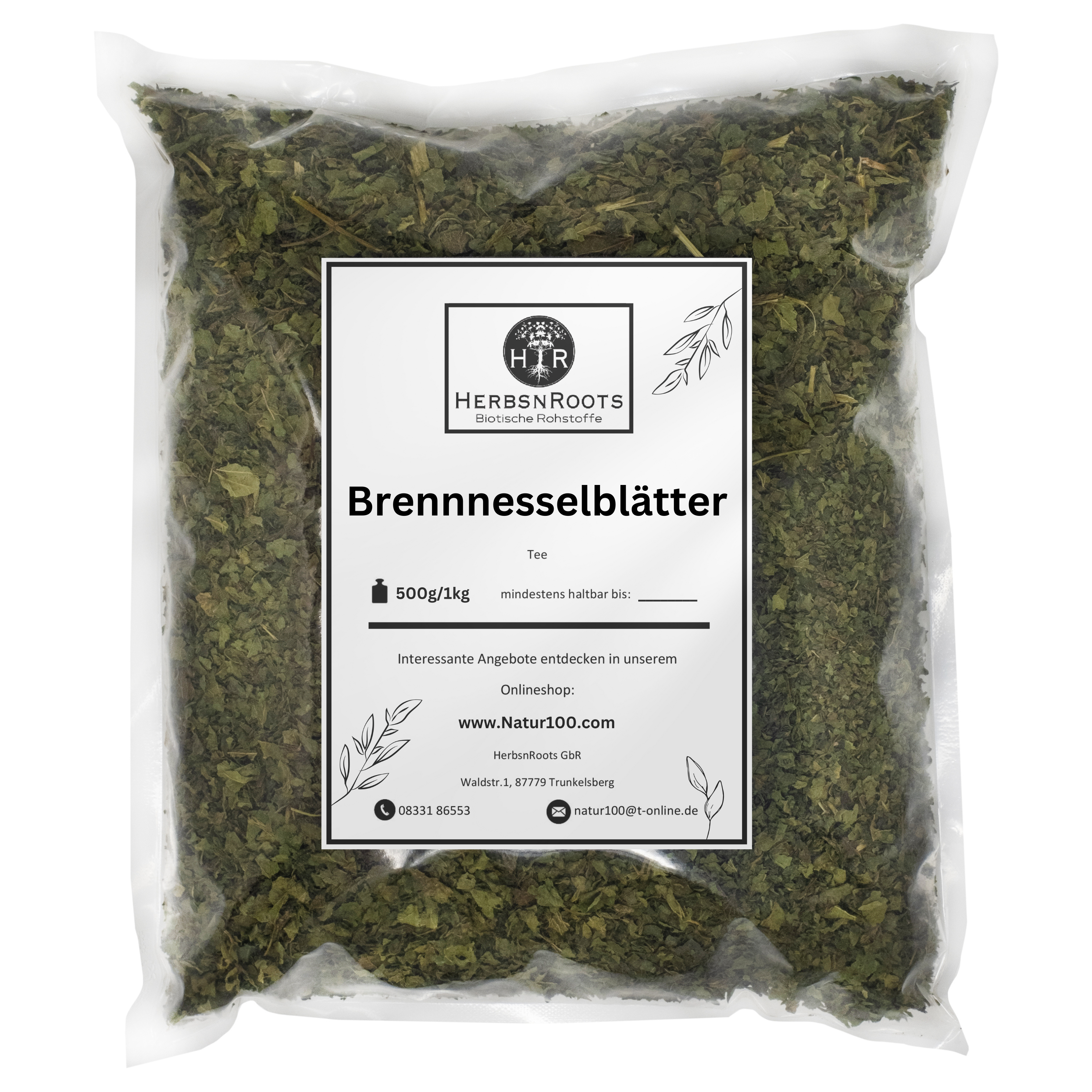 Brennnesselblätter-Tee