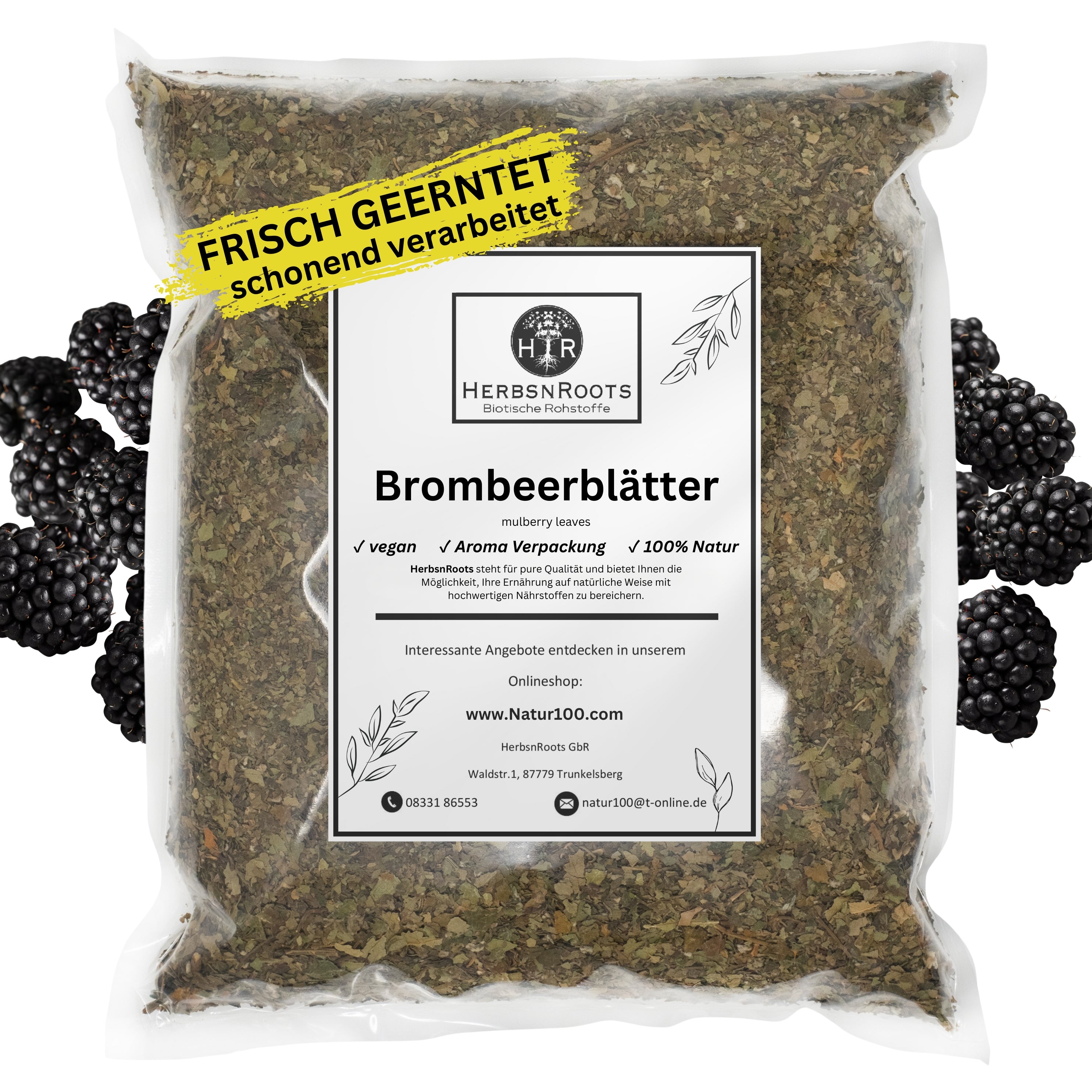 Brombeerblätter Süß