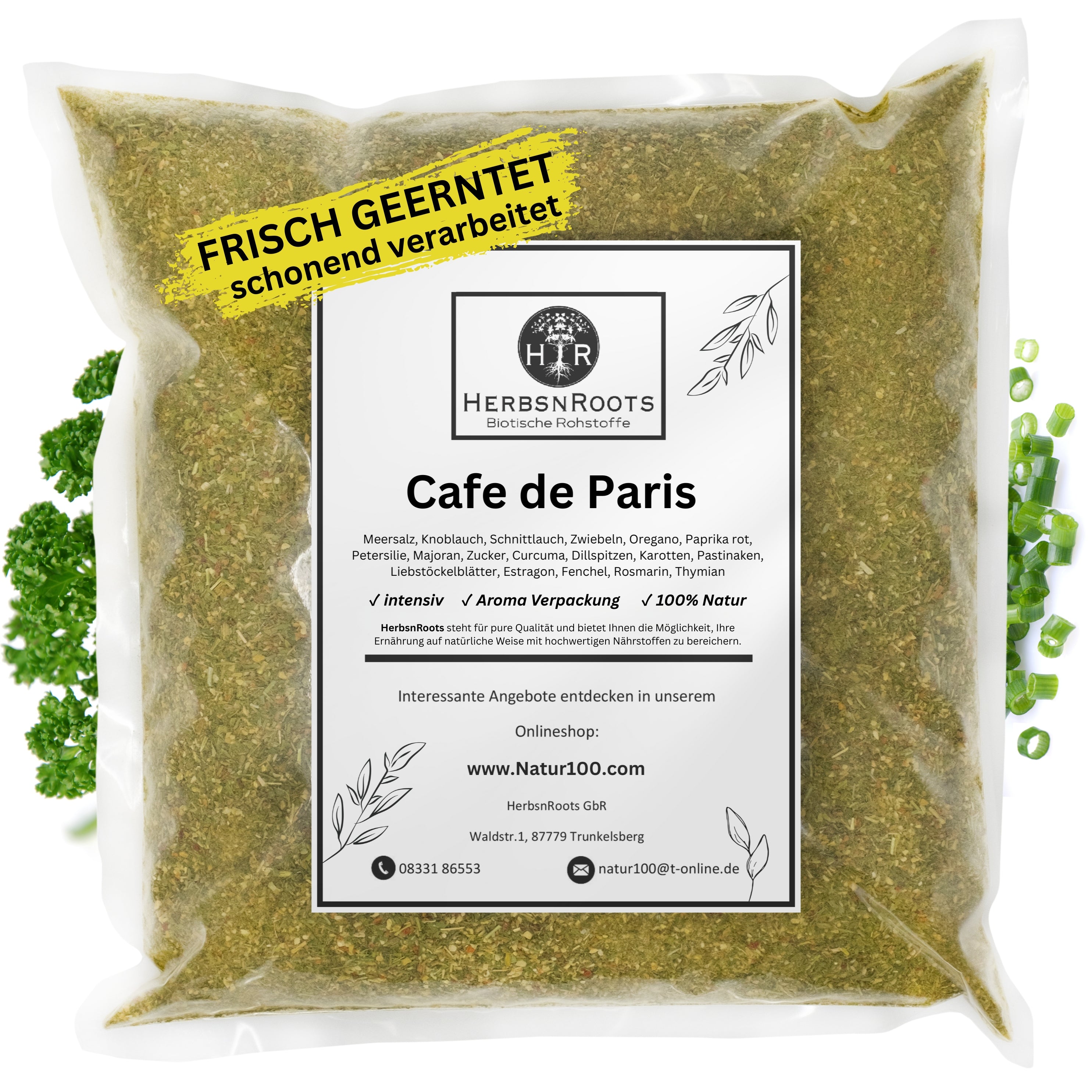 Kräuterbutter Gewürzmischung "Cafe de Paris"