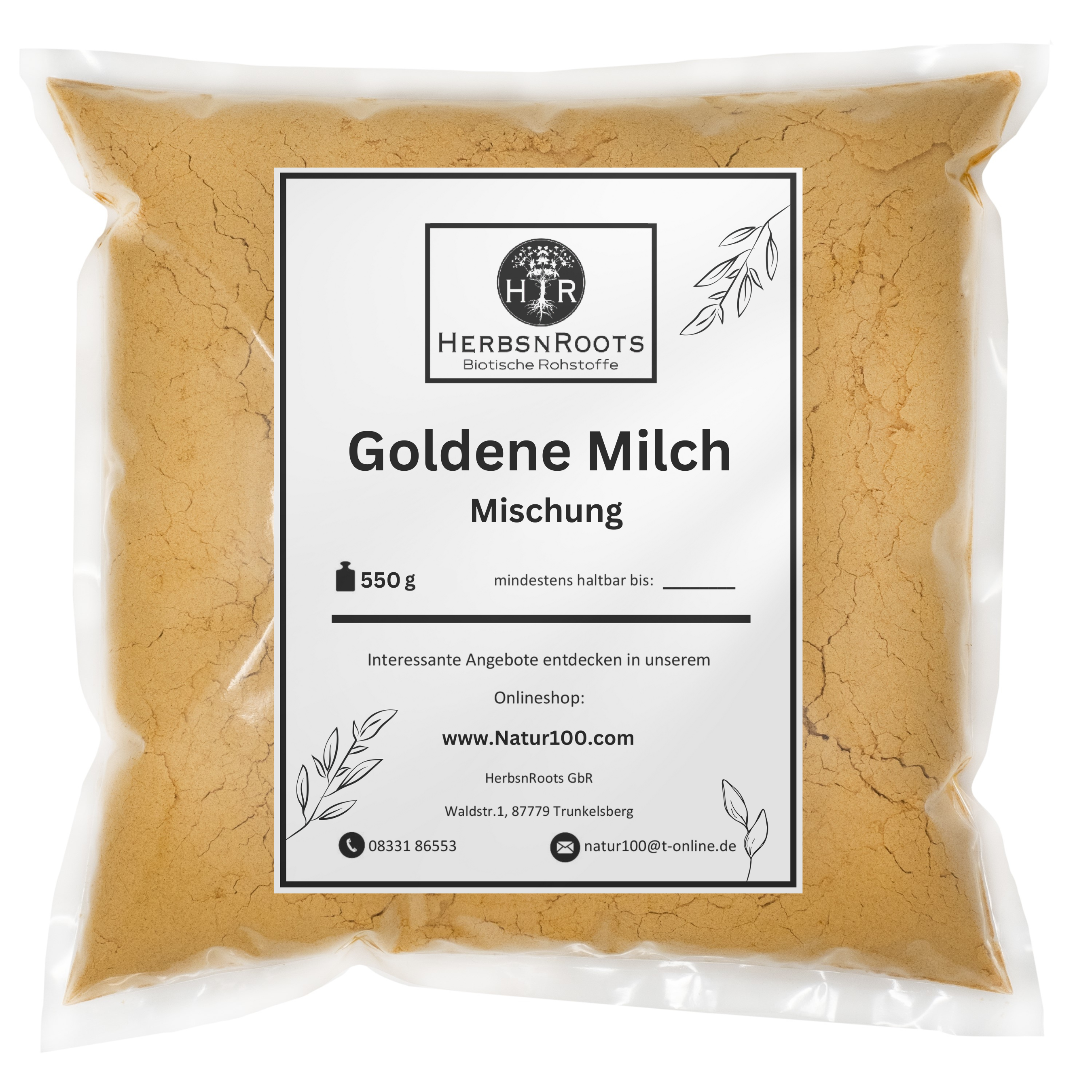 Goldene Milch Mischung - gebrauchsfertig