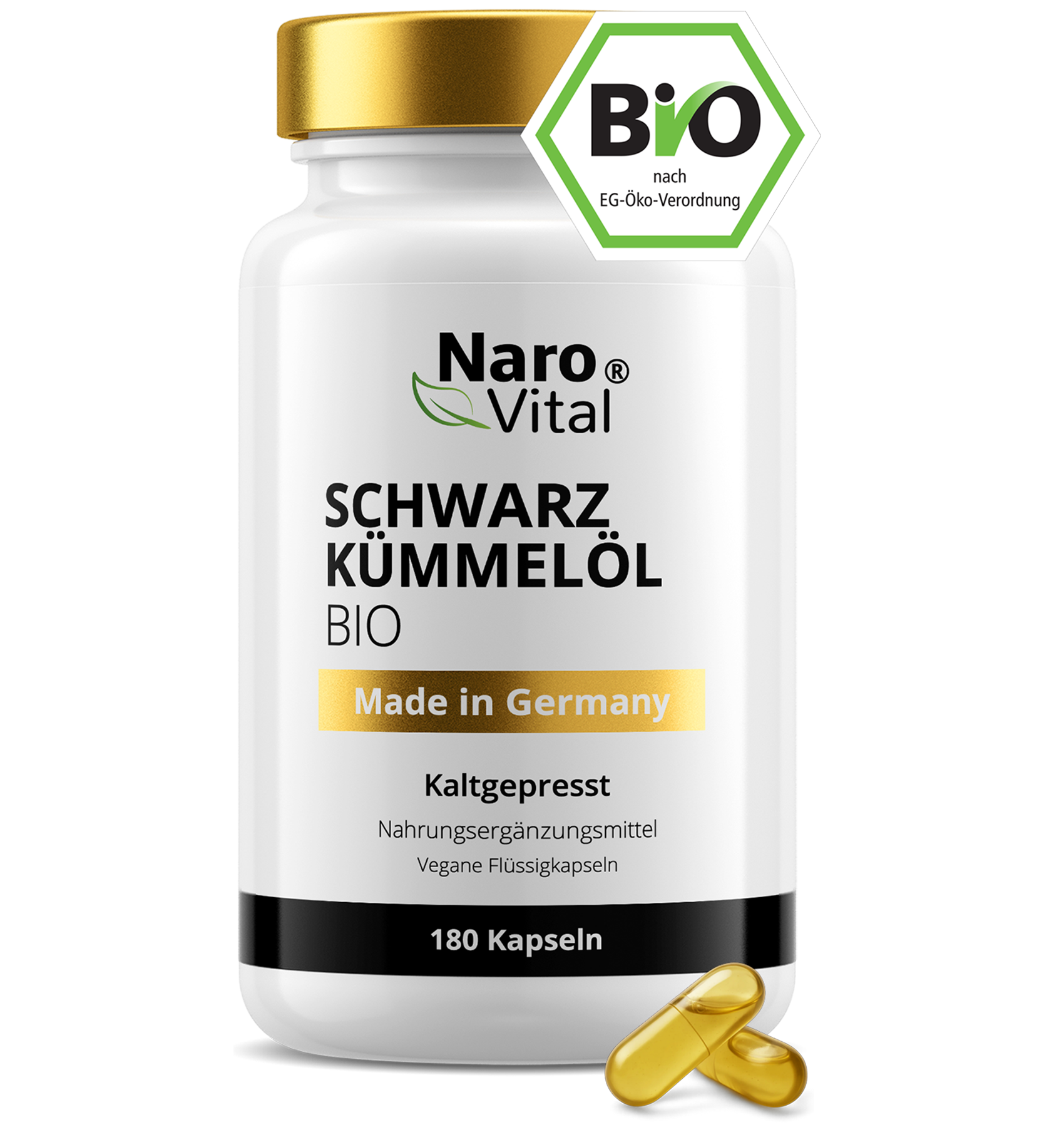 Bio Schwarzkümmelöl Kapseln