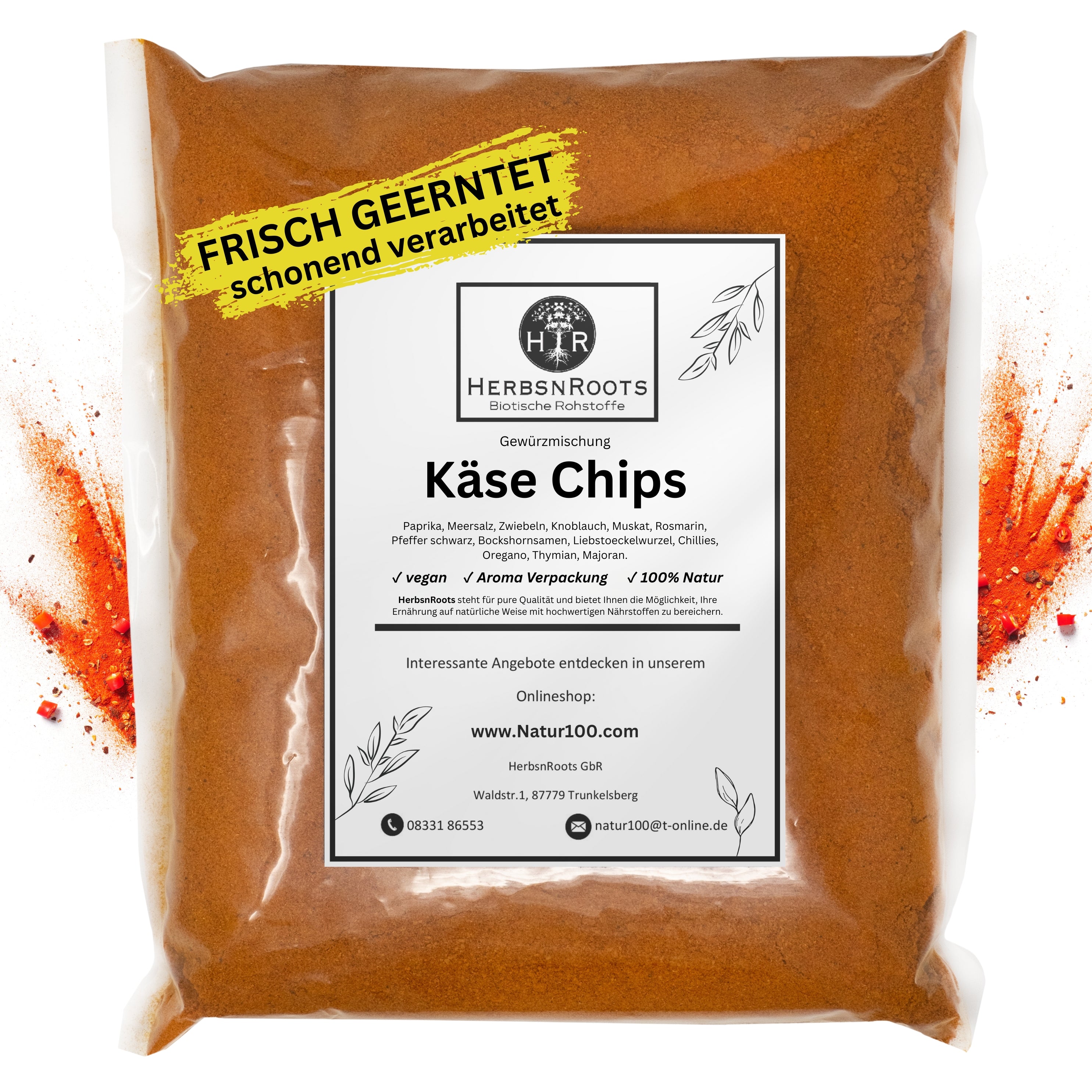 Käse-Chips Gewürz "Western"