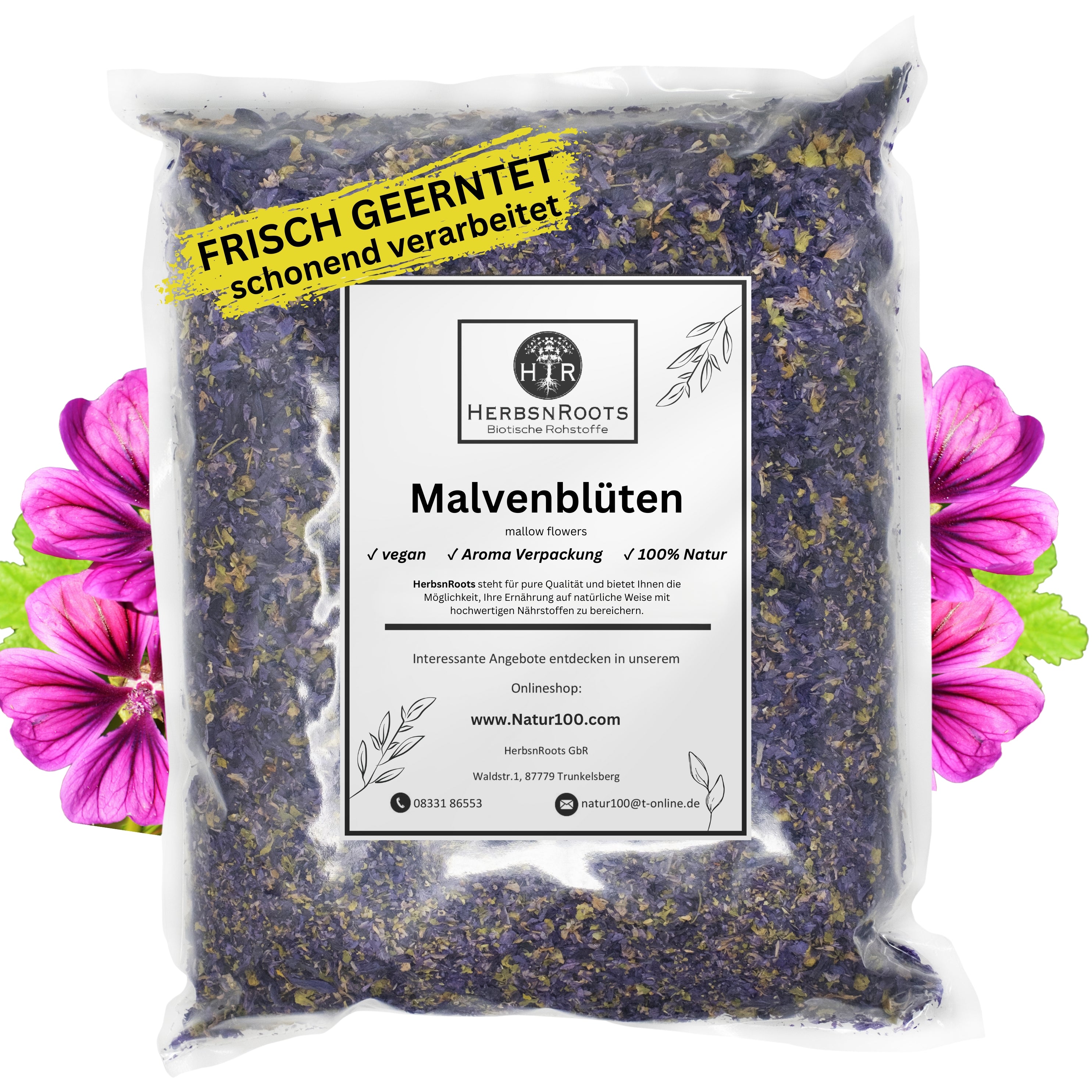 Malvenblüten Tee Blau