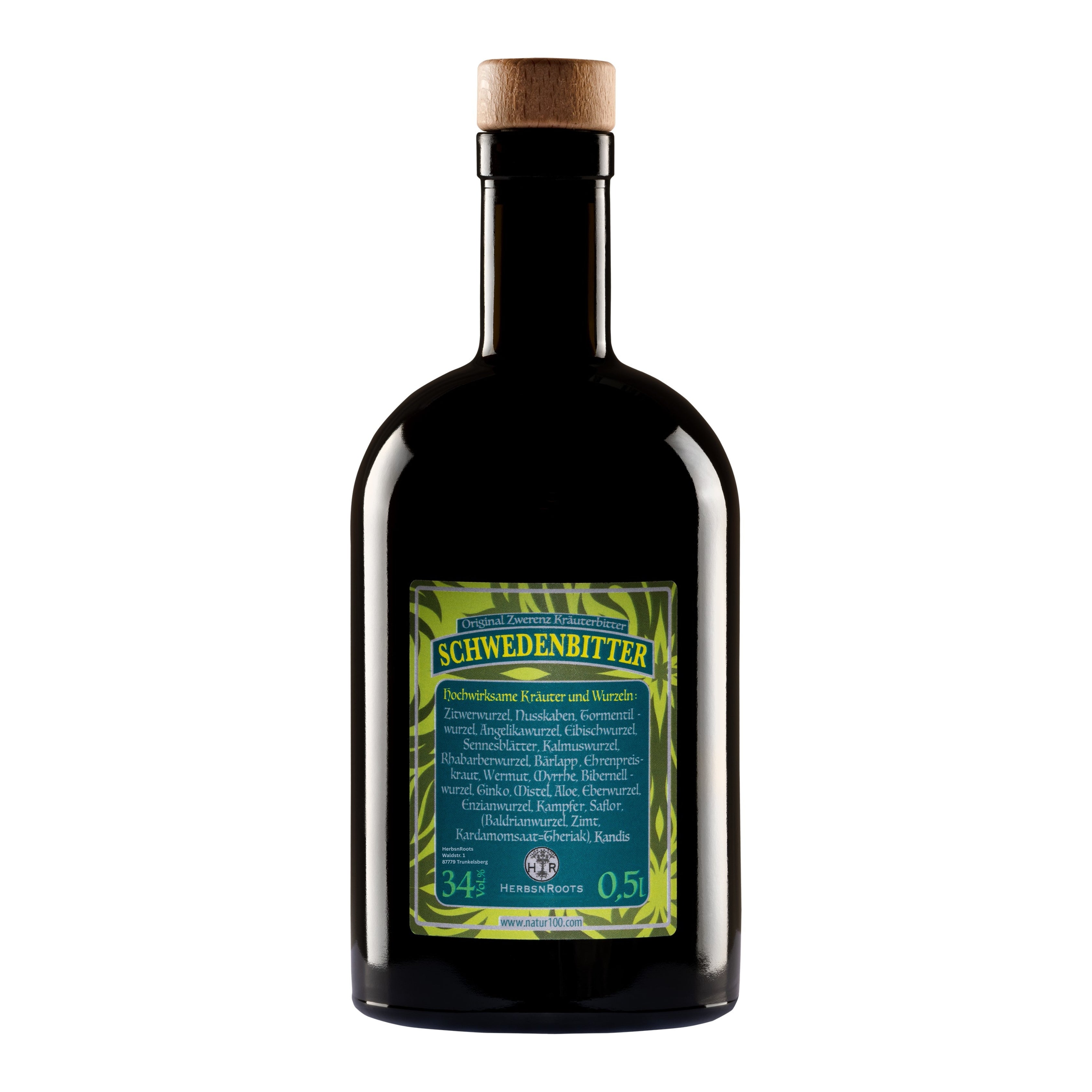 Original Zwerenz Swedish bitter - from 22 herbs & roots - bitter Swedish drops by Maria Treben