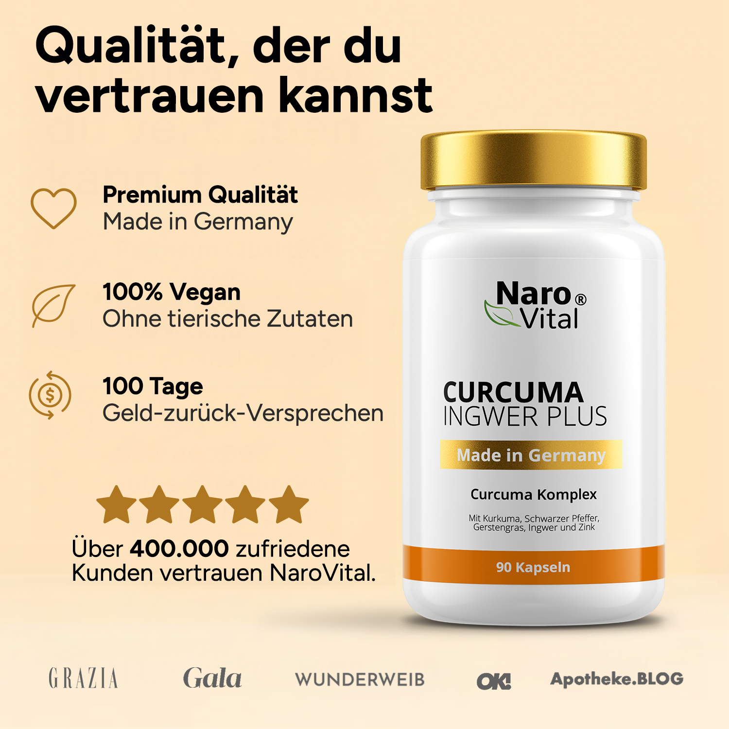 Curcuma Ingwer Plus – Kurkuma Kapseln