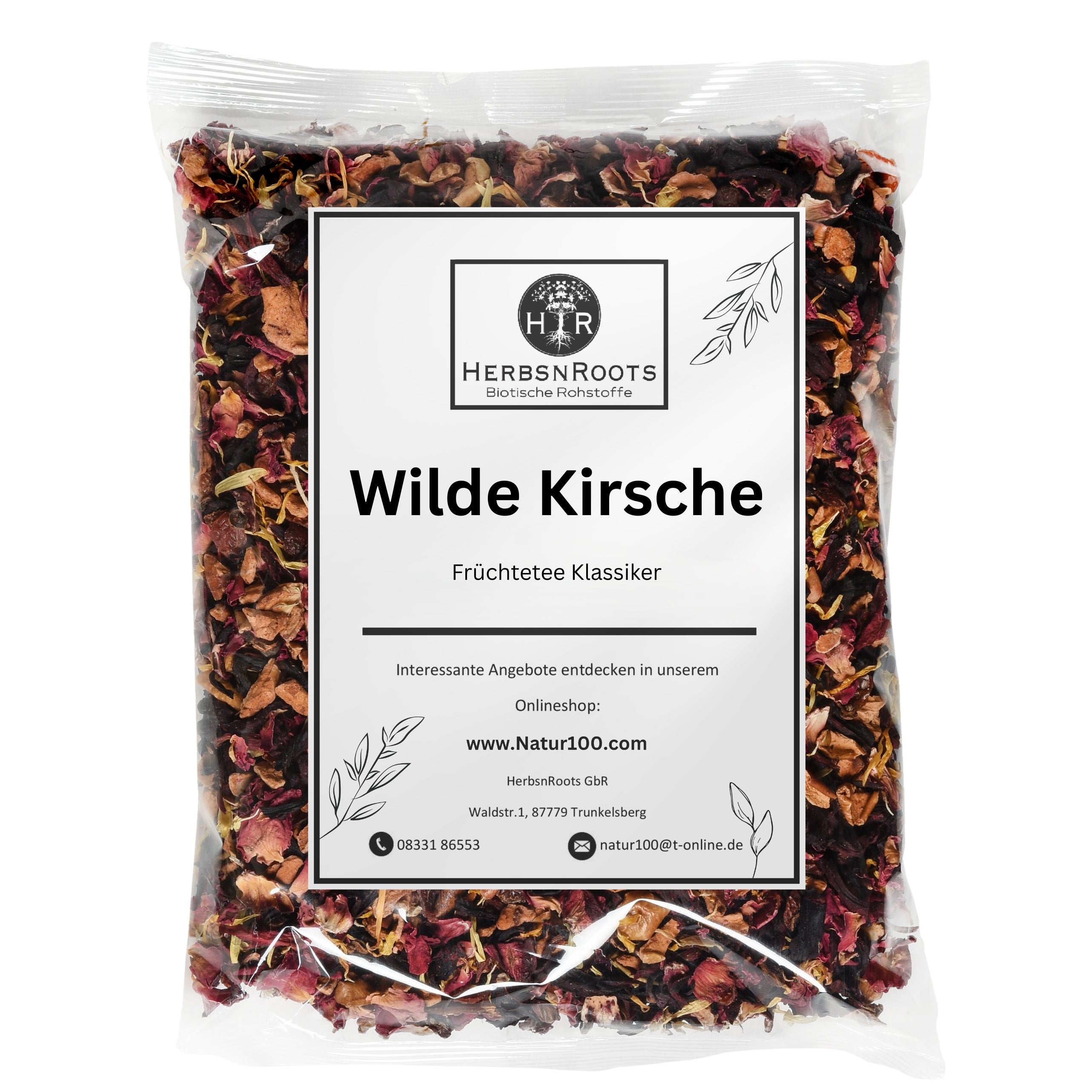 Чай из черешни - изысканный фруктовый чай рассыпной - микс отборных фруктов высшего качества