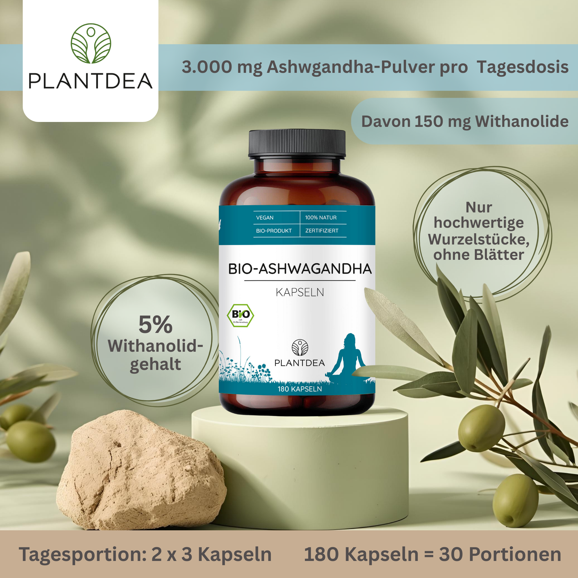 Bio Ashwagandha Kapseln