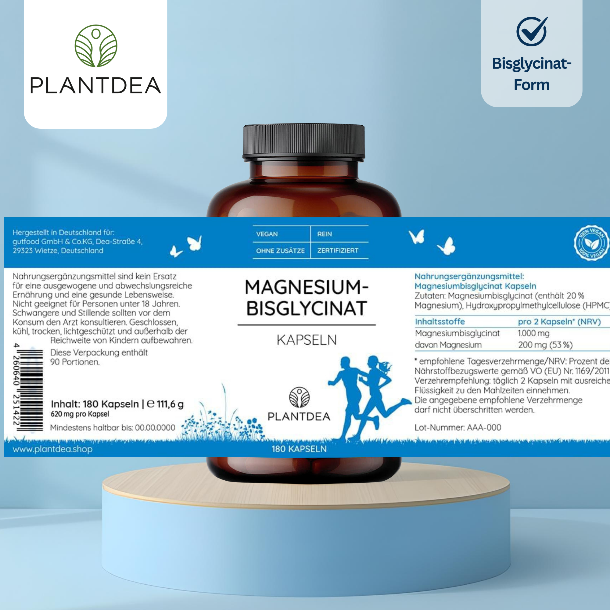 Magnesiumbisglycinat Kapseln